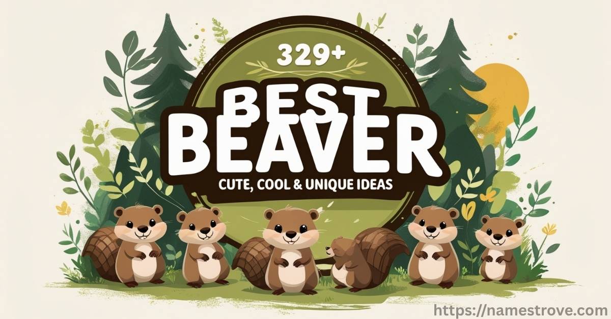329+ Best Beaver Names Featured Image