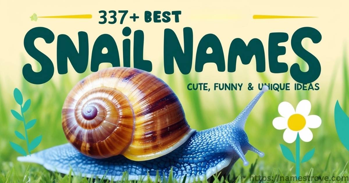 337+ Best Snail Names Featured Image