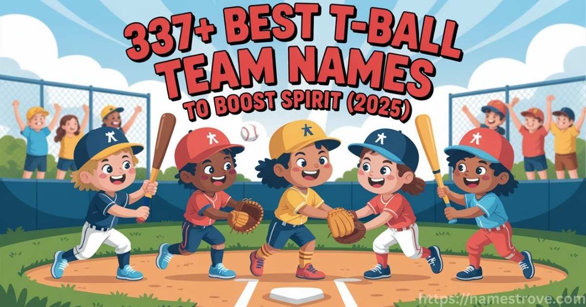 337+ Best T-Ball Team Names Featured Image