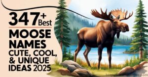 347+ Best Moose Names Featured Image