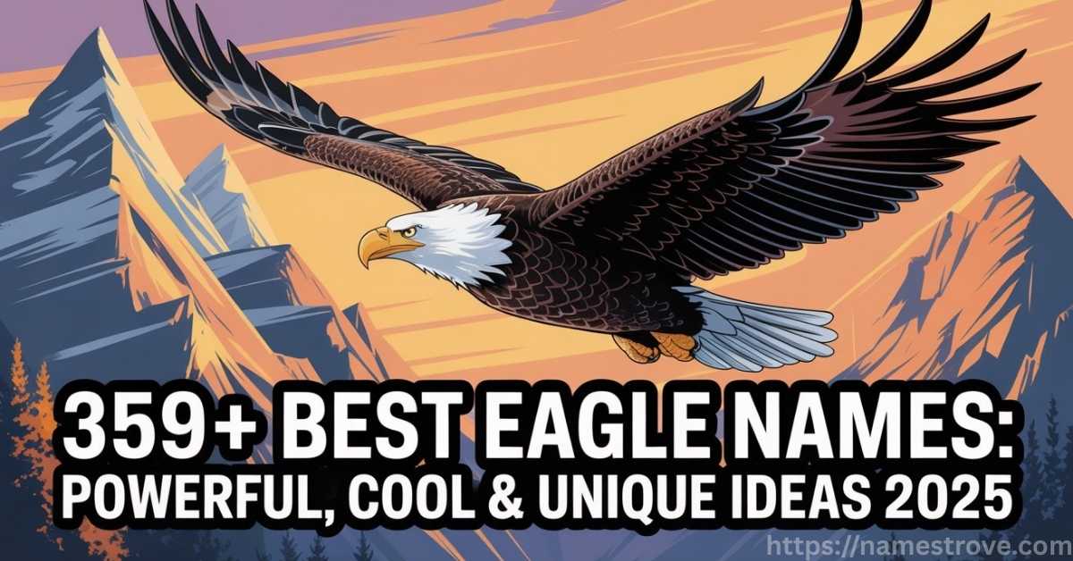 359+ Best Eagle Names Featured Image