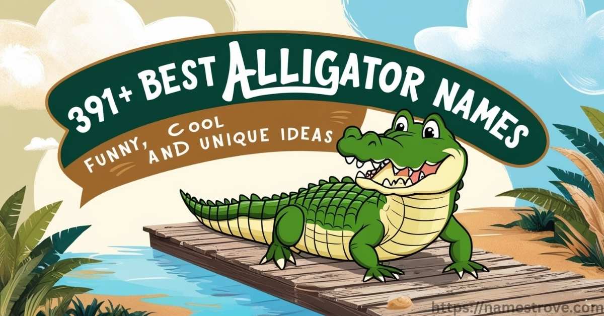 391+ Best Alligator Names Featured Image