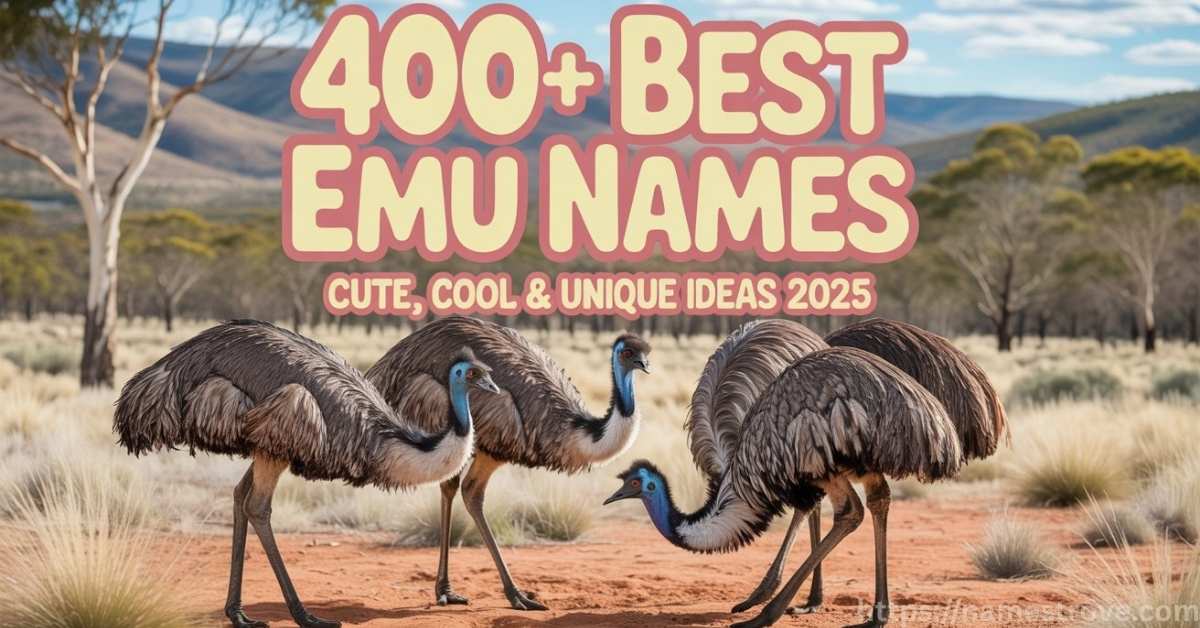400+ Best Emu Names Featured Image