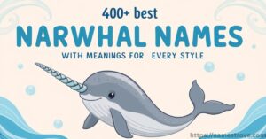 400+ Best Narwhal Names Featured Image