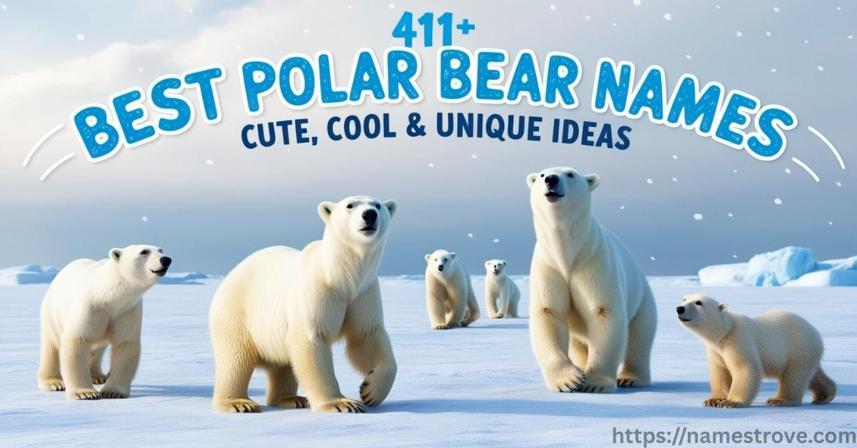 411+ Best Polar Bear Names Featured Image