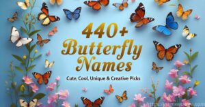 440+ Butterfly Names Featured Image