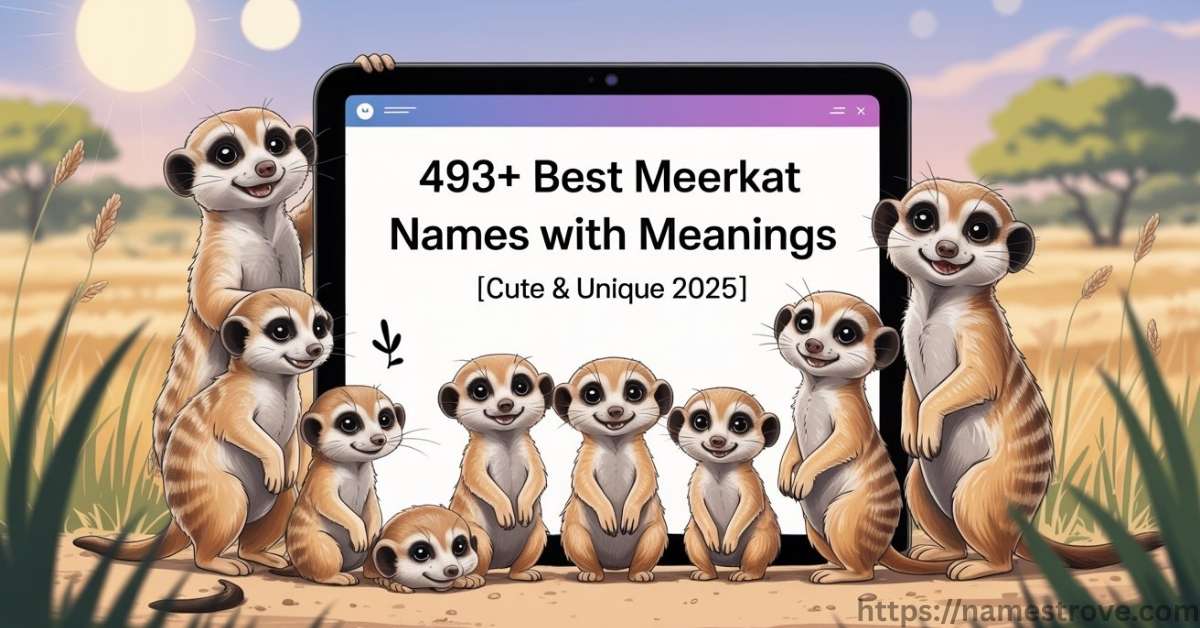 493+ Best Meerkat Names Featured Image