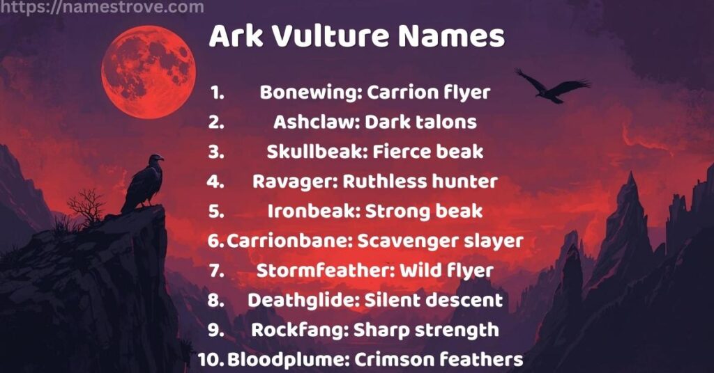 Ark Vulture Names