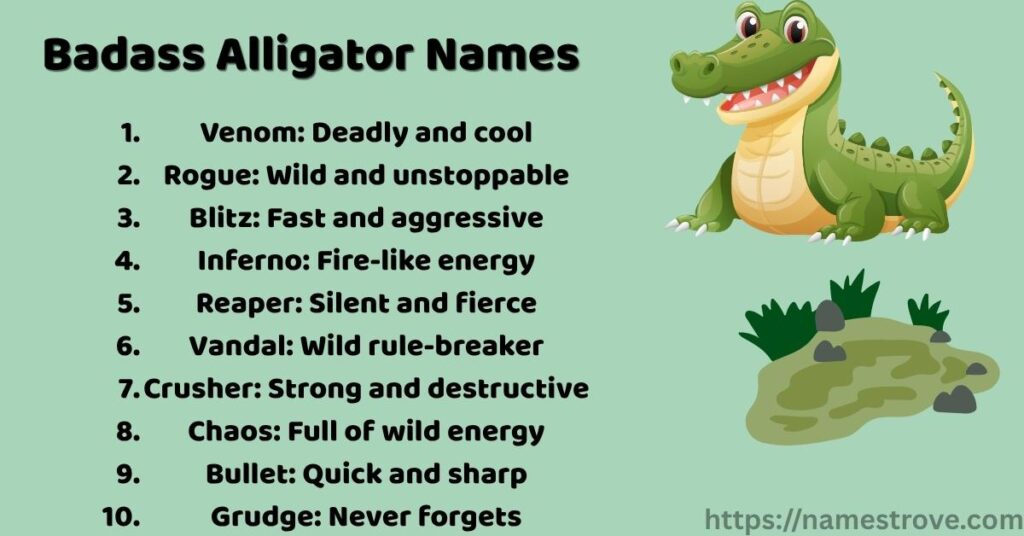 Badass Alligator Names