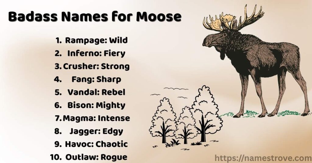 Badass Names for Moose