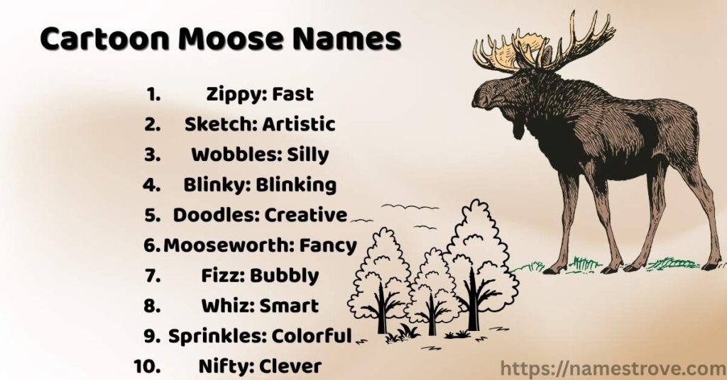 Cartoon Moose Names