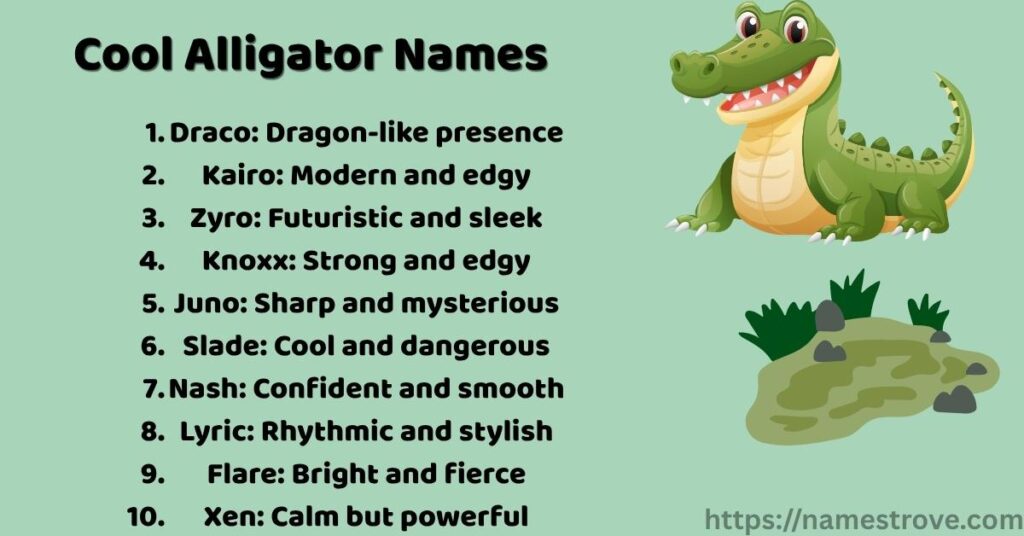Cool Alligator Names