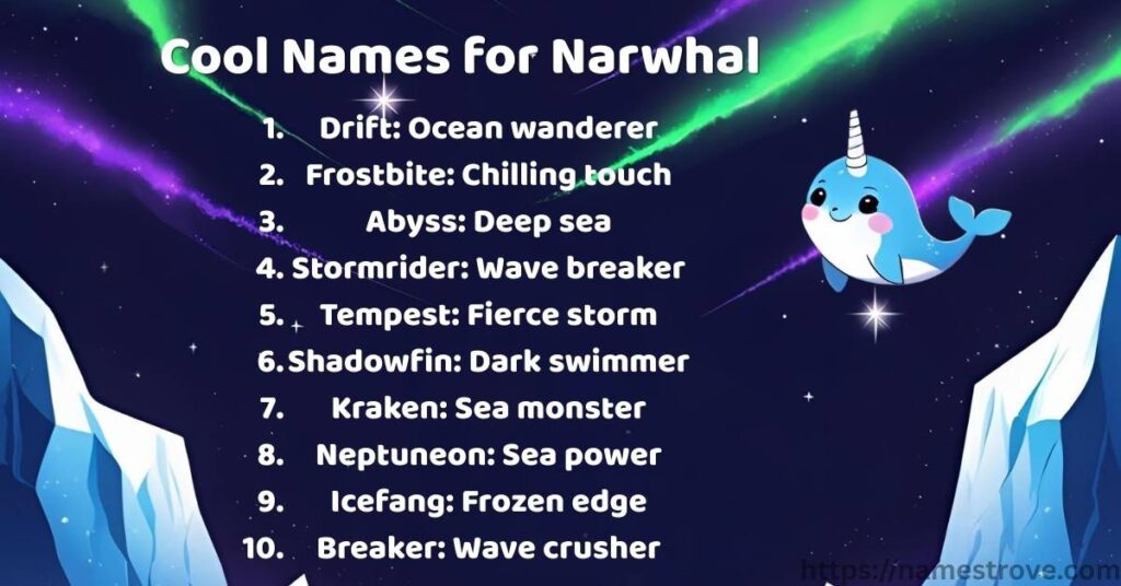 Cool Names for Narwhal