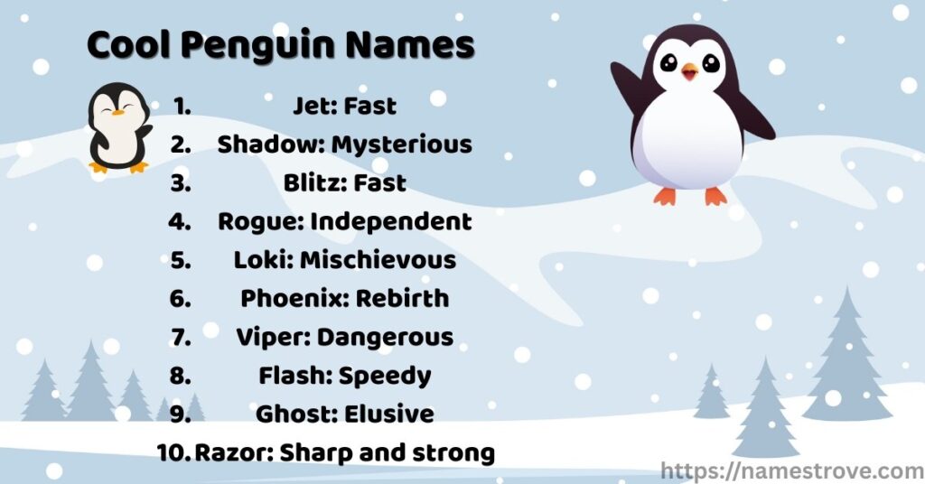 Cool Penguin Names