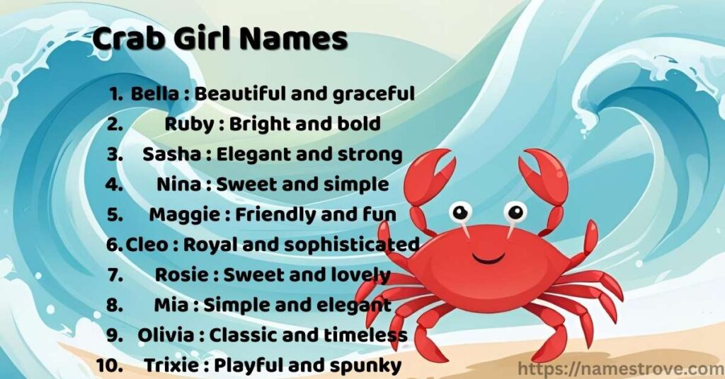 Crab Girl Names