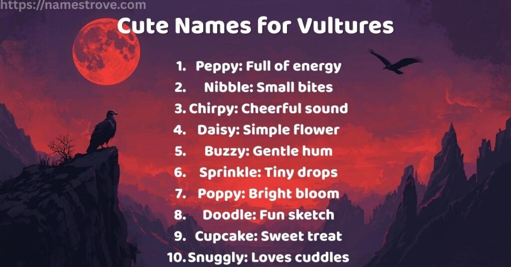 Cute Names for Vultures