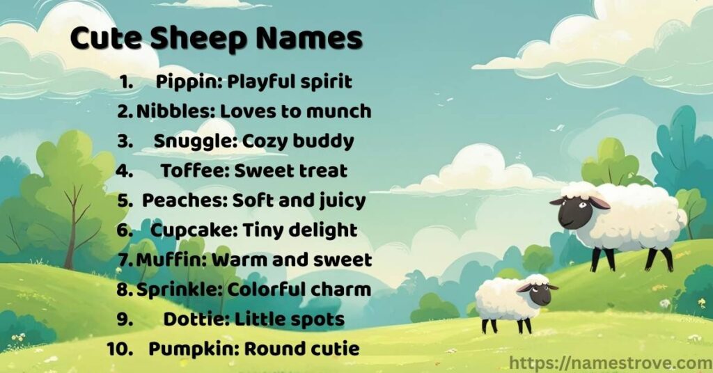 Cute Sheep Names