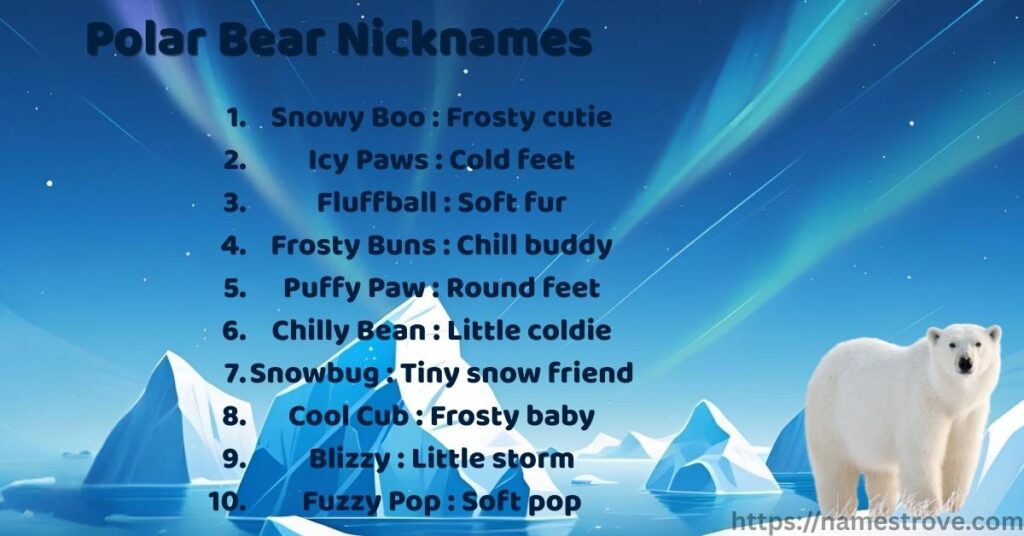 Polar Bear Nicknames
