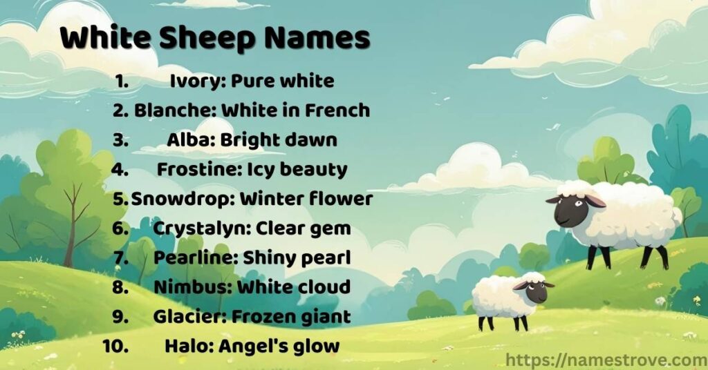 White Sheep Names