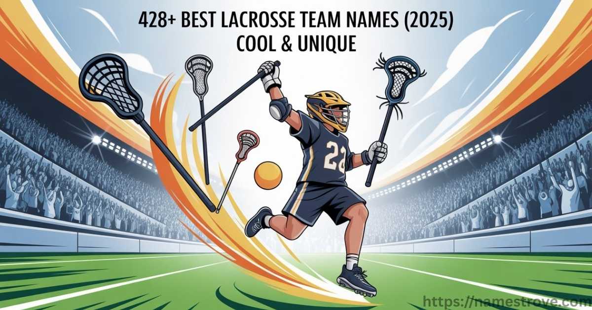 428+ Best Lacrosse Team Names (2025) Cool & Unique
