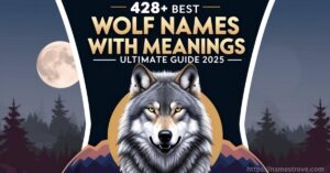 428+ Best Wolf Names with Meanings – Ultimate Guide 2025