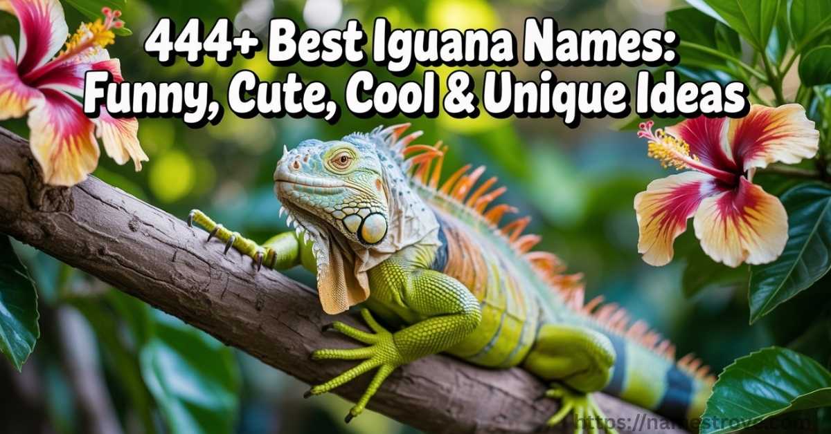 444+ Best Iguana Names Funny, Cute, Cool & Unique Ideas