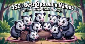 450+ Best Opossum Names with Meanings (Cute & Funny)