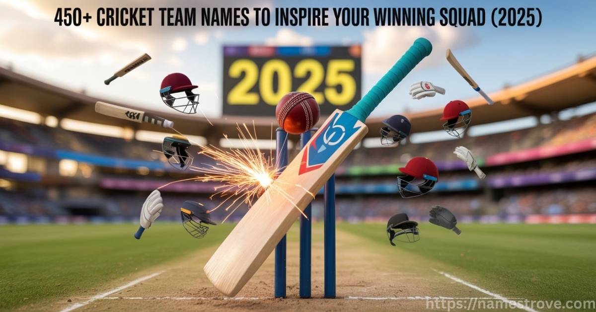 450+ Cricket Team Names to Inspire Your Winning Squad (2025) Featured Image