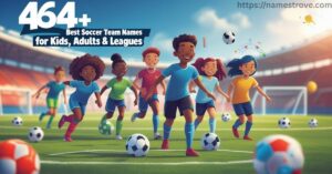 464+ Best Soccer Team Names for Kids, Adults and Leagues