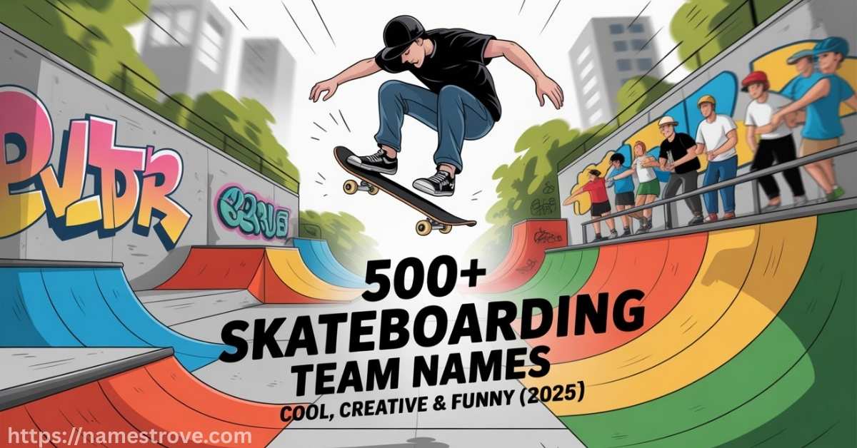 500+ Skateboarding Team Names Featured Image