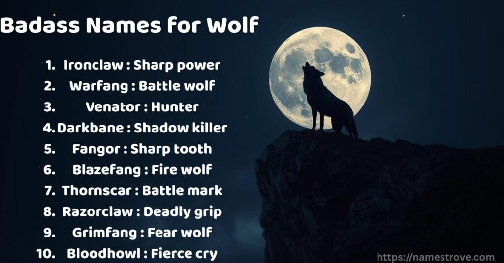 Badass Names for Wolf