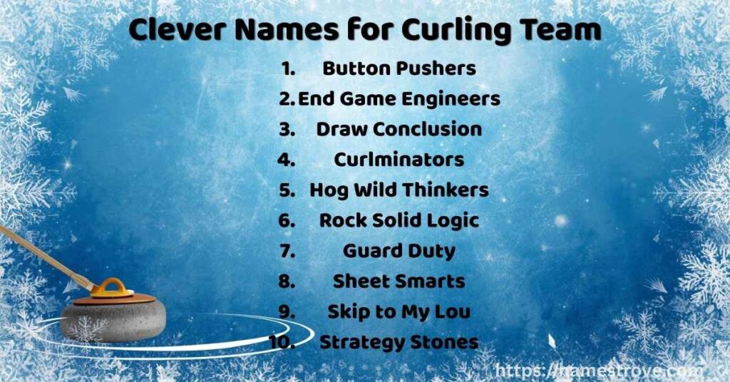 Clever Names for Curling Team