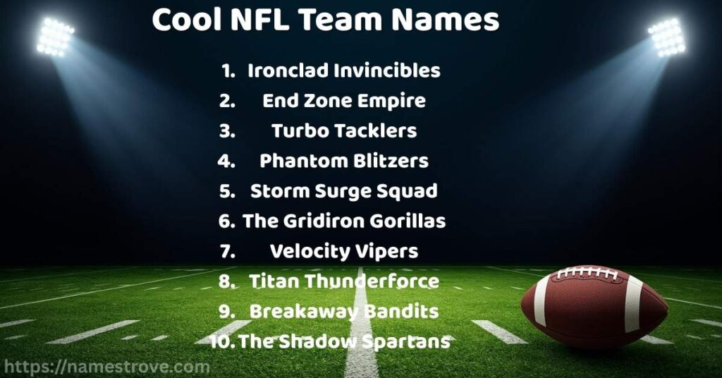 Cool NFL Team Names