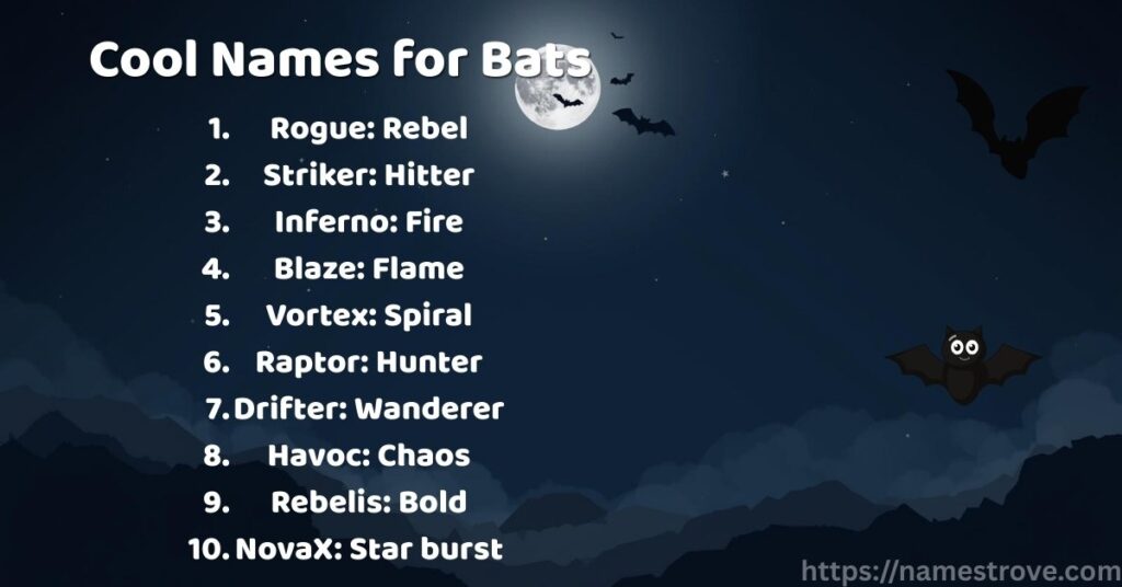 Cool Names for Bats