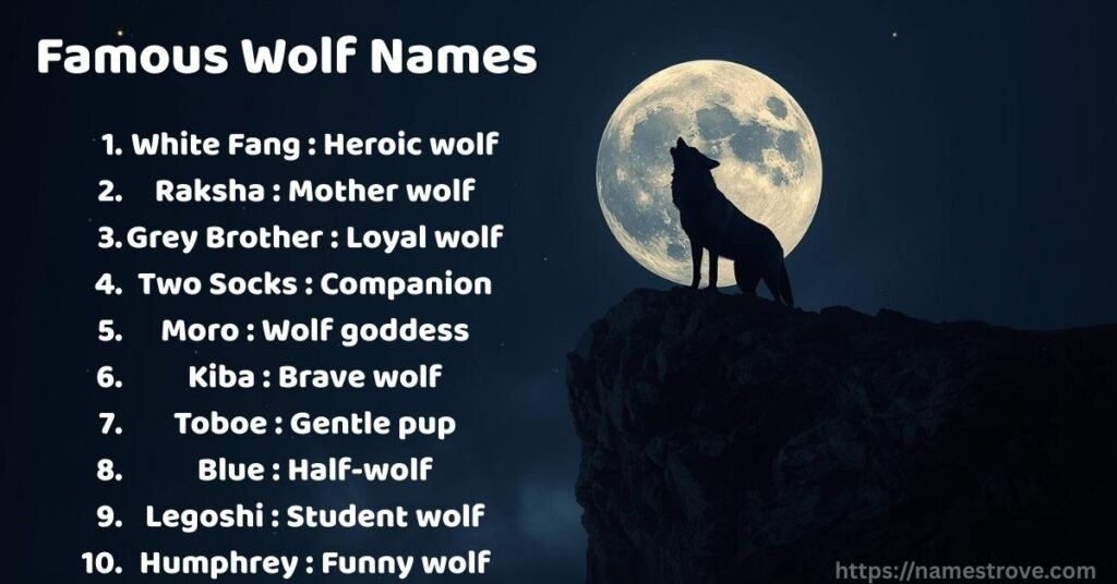 Famous Wolf Names