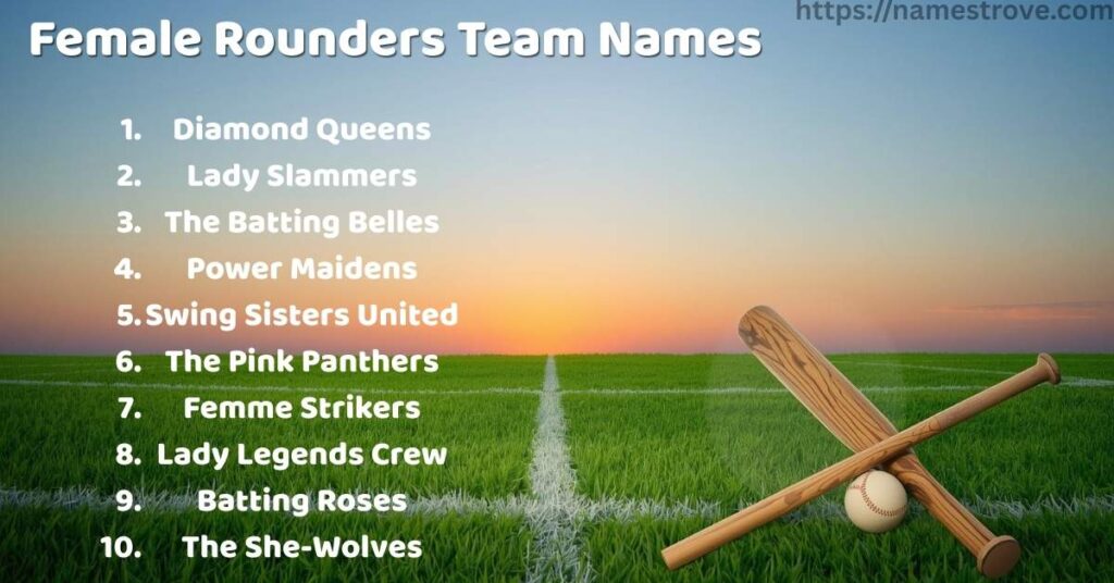 Female Rounders Team Names