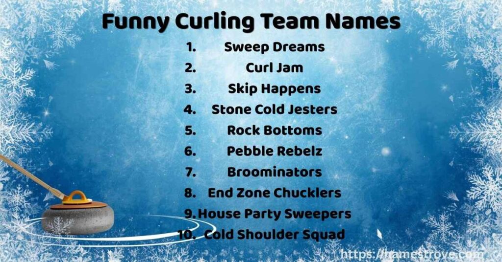 Funny Curling Team Names