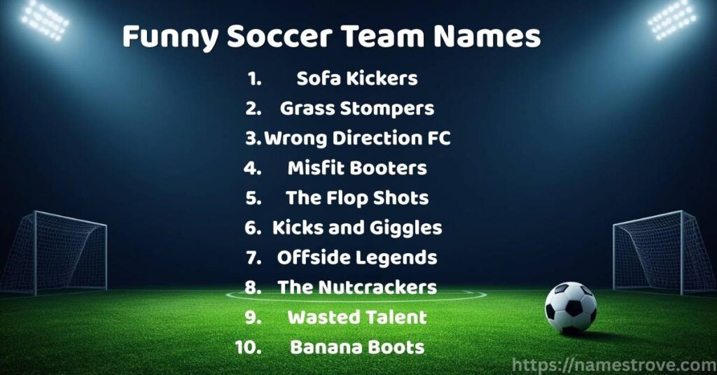 Funny Soccer Team Names