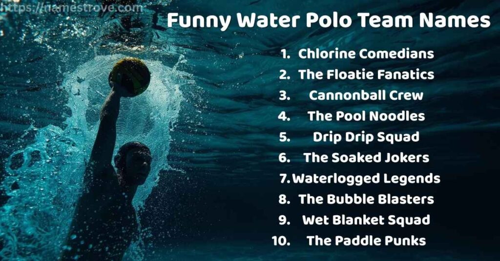 Funny Water Polo Team Names