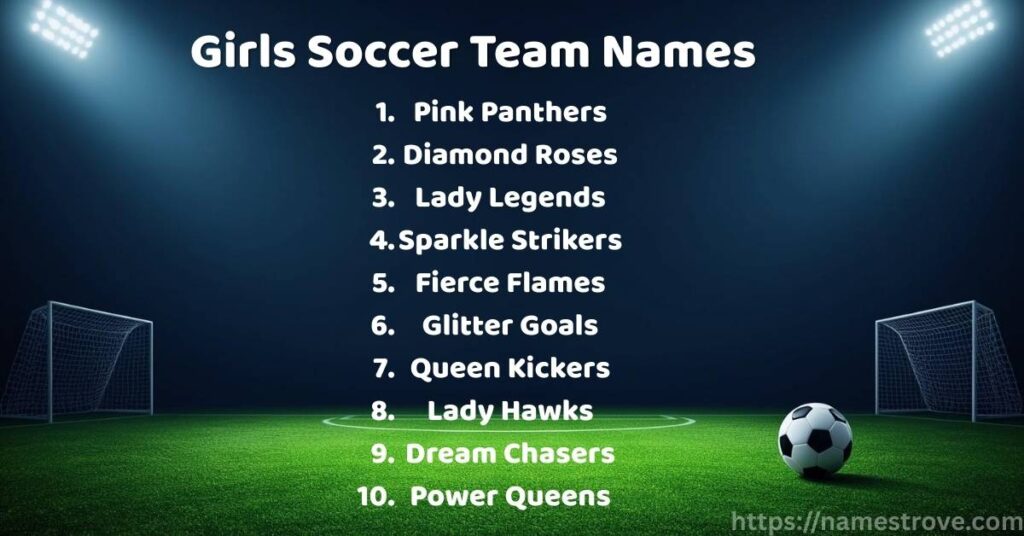 Girls Soccer Team Names