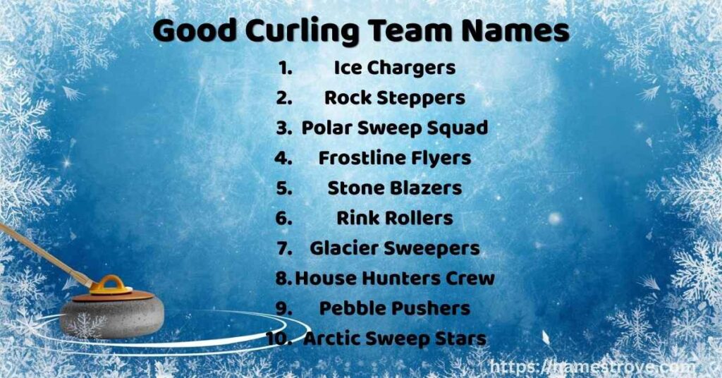 Good Curling Team Names