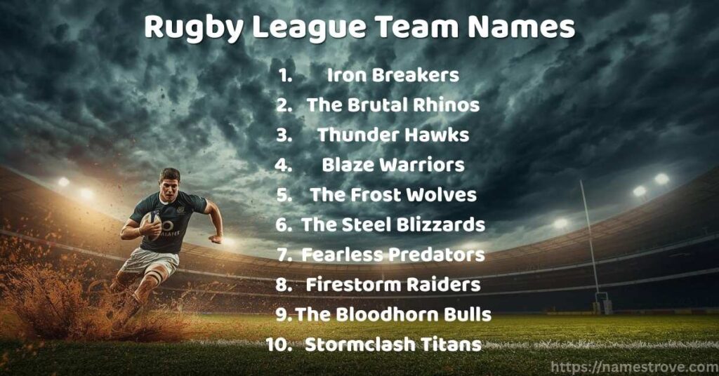 Rugby League Team Names
