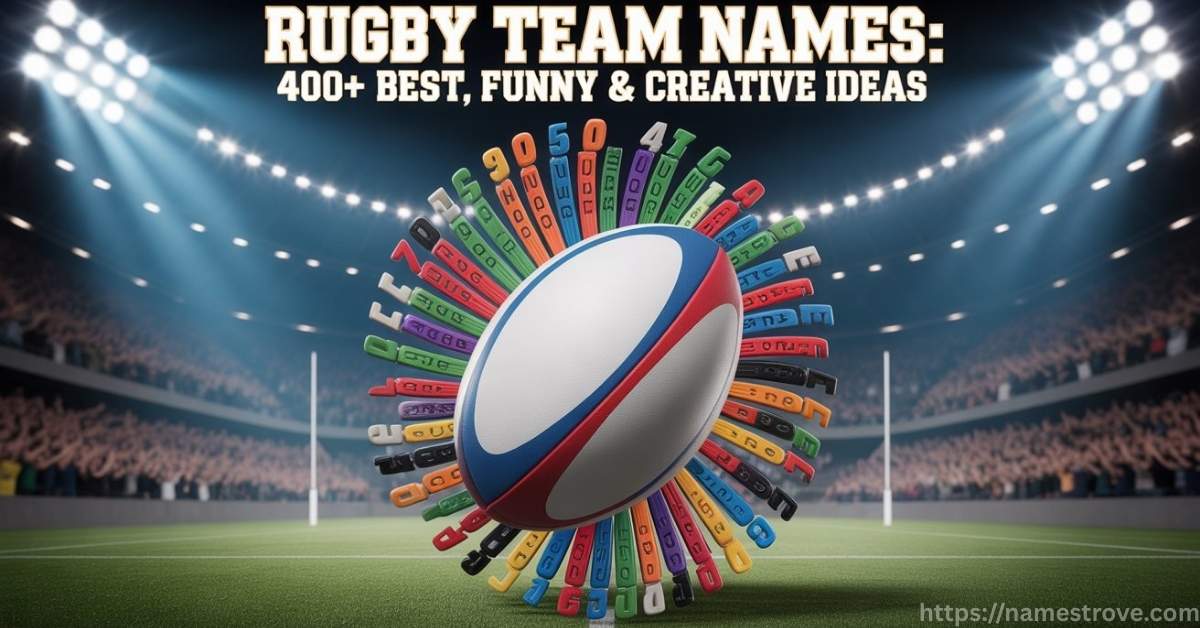 Rugby Team Names 400+ Best, Funny & Creative Ideas