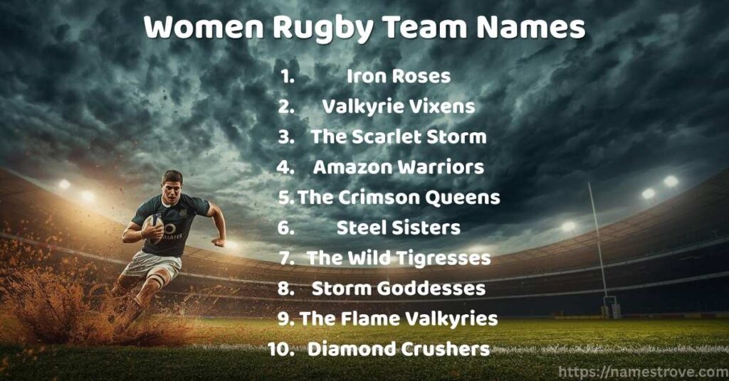 Women Rugby Team Names