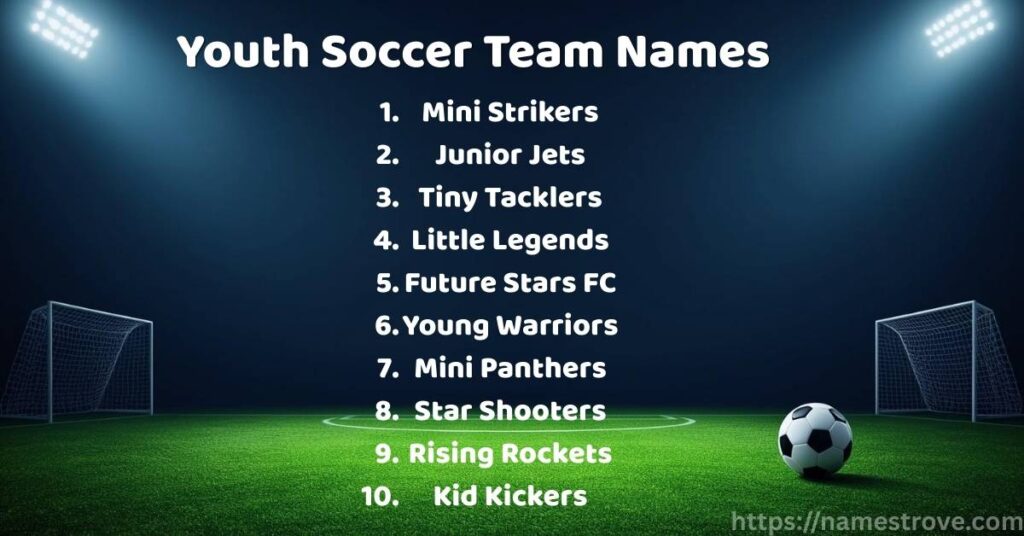 Youth Soccer Team Names