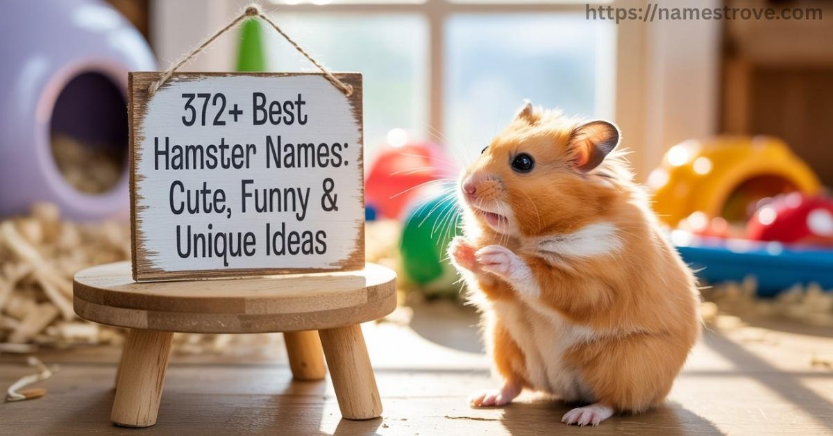 372+ Best Hamster Names Cute, Funny & Unique Ideas
