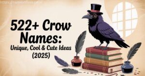 522+ Crow Names Unique, Cool & Cute Ideas (2025)