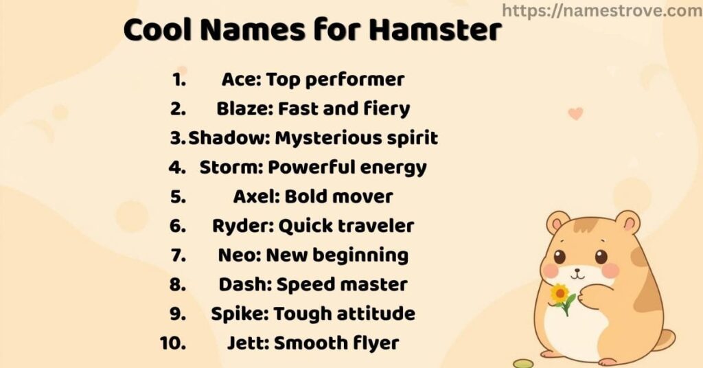 Cool Names for Hamster