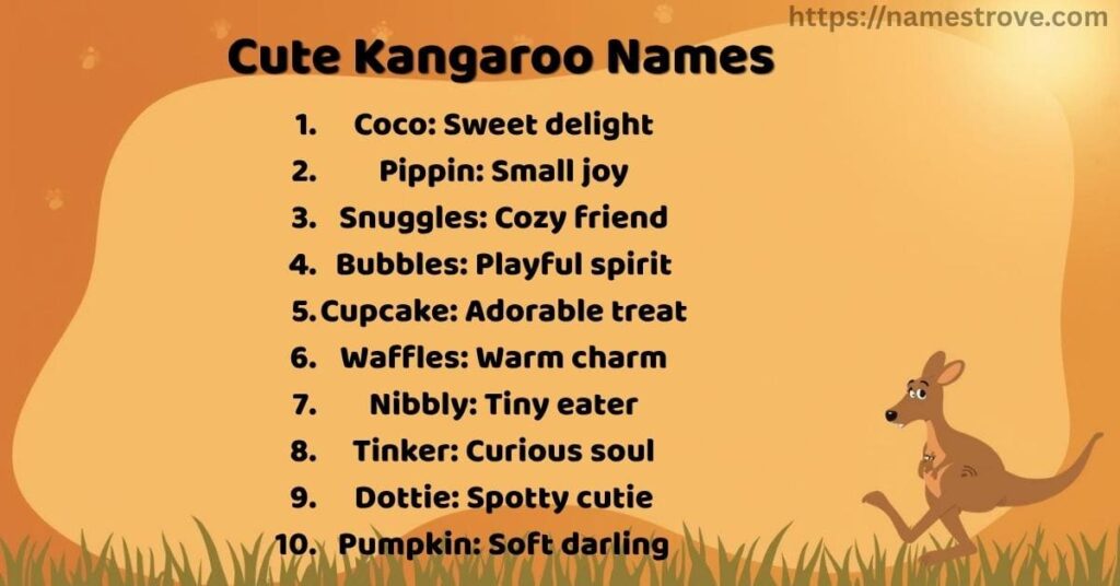Cute Kangaroo Names