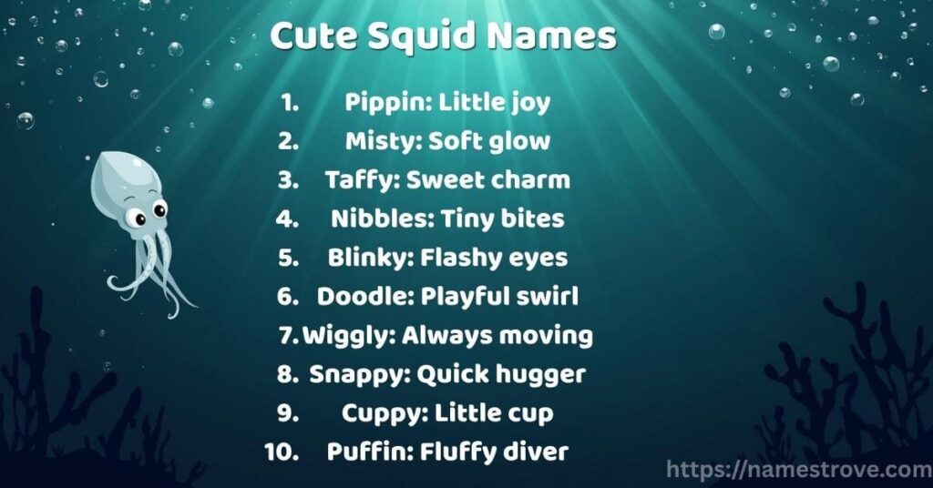 Cute Squid Names